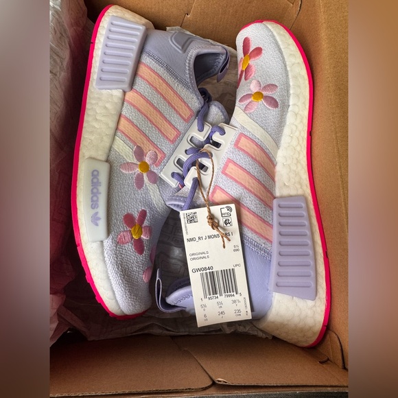 adidas Shoes - adidas Monster inc Pastel Floral Sneakers in Lavender, Pink, Yellow